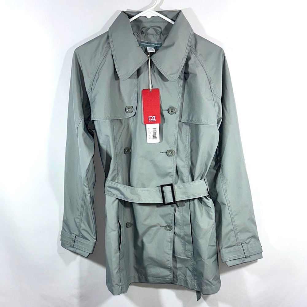 NWT Cutter and Buck WeatherTec Jacket Gray Size M